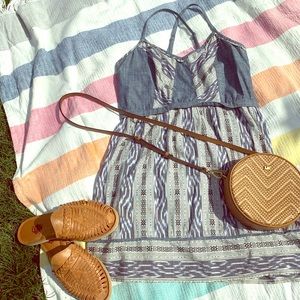 Urban Outtfitters Staring at Stars Jean Mini Dress